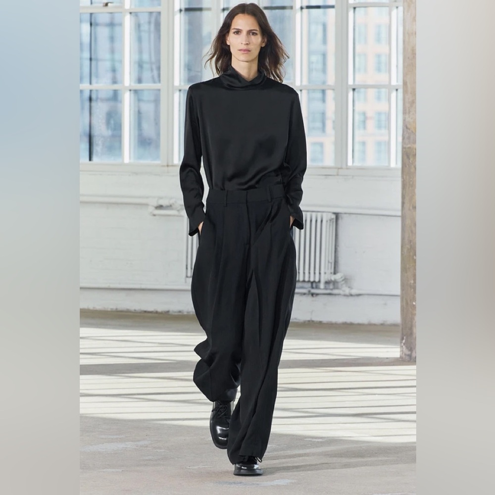 Zara PLEATED PANTS ZW COLLECTION